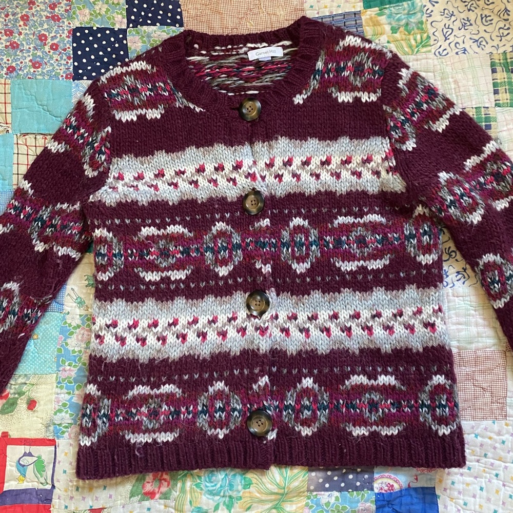 Garnet Hill Cardigan Sweater